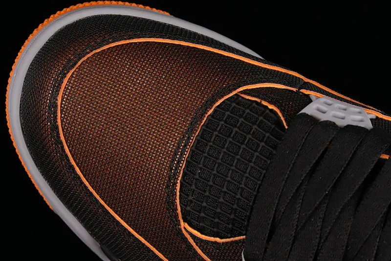 All categories Air Jordan Jordan series basketball shoes Air Jordan 4 Pure original Air Jordan 4 Retro SE AJ4 Joe 4 brass black orange starfish orange CW7183-100